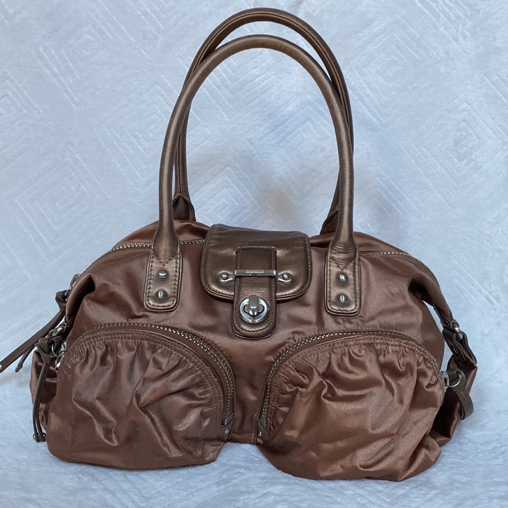 ✨Botkier Bianca Medium Satchel Medium Satin Bronze✨